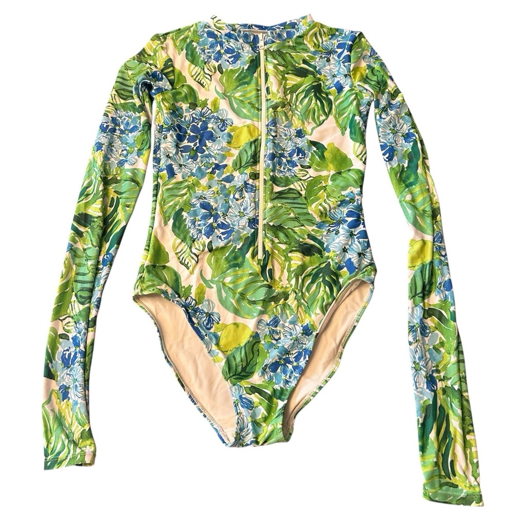 Mott50 Longsleeve XS‎ Swimsuit UPF50+ Caroline Print One Piece Sun Protection